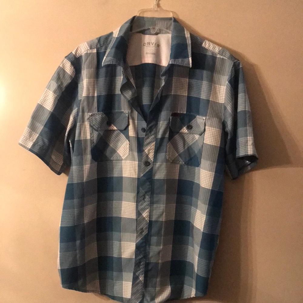 Or vis Men’s Short Sleeve Shirt Size Large